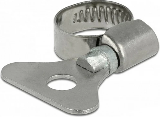 Kapëse zorre DeLOCK Butterfly 10–16 mm, inox, set 10 copë