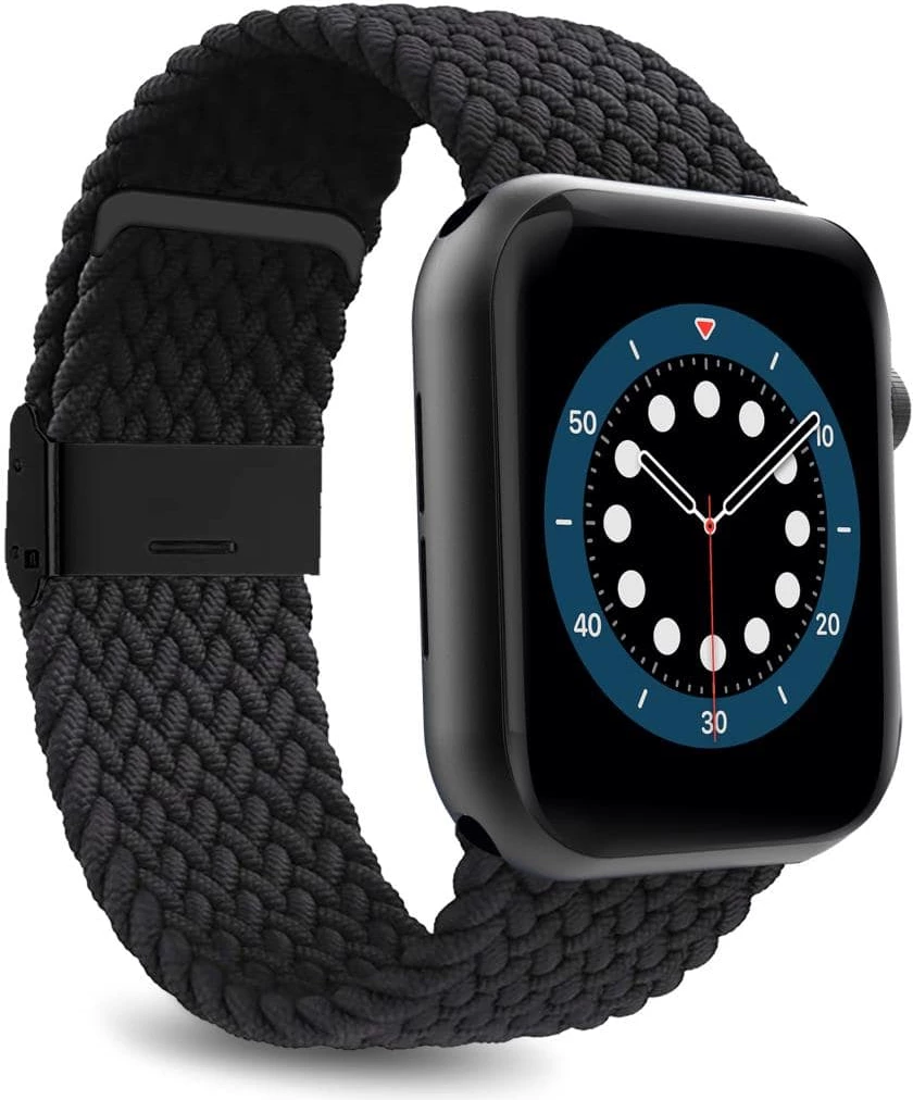 Rrip najloni për Apple Watch Puro Loop, 42/44/45/49 mm, i zi
