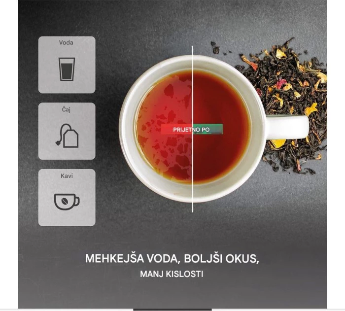 Filter uji zëvendësues CASO 1861, 160 L, për dispenzer të shpejtë uji CASO, i bardhë, set 3 copë