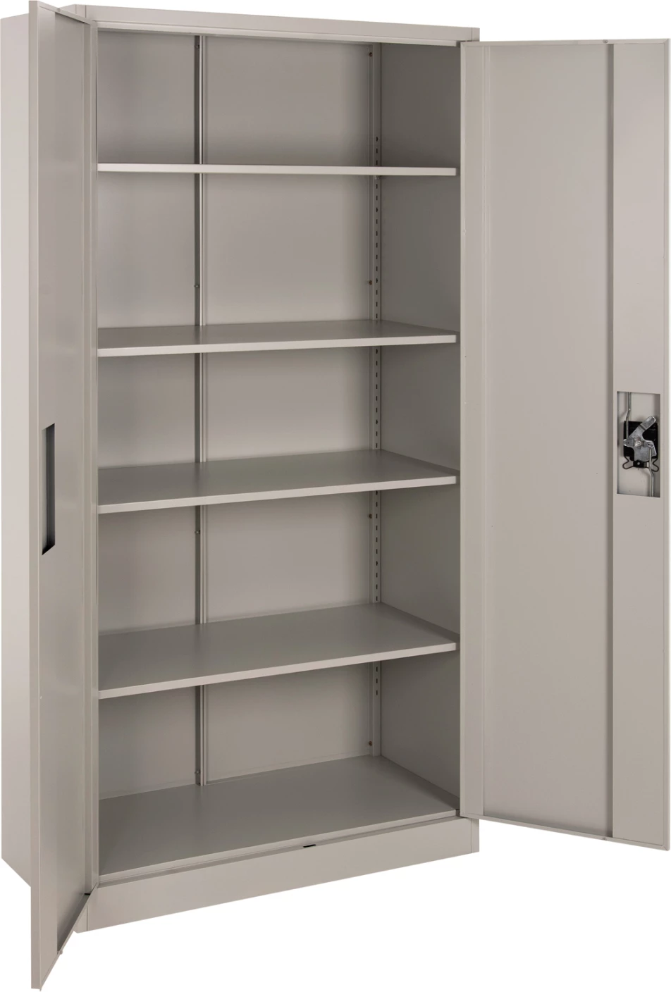 Dollap metalik DURON FH5959.11 2-dyer me 5 hapësira ruajtjeje ngjyrë gri e lehtë 90x40x180H cm