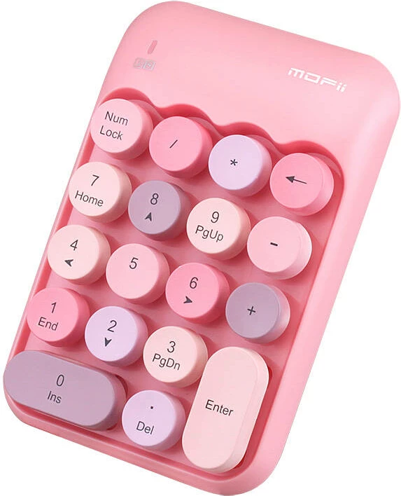 Tastierë numerike wireless MOFII X910, Rozë