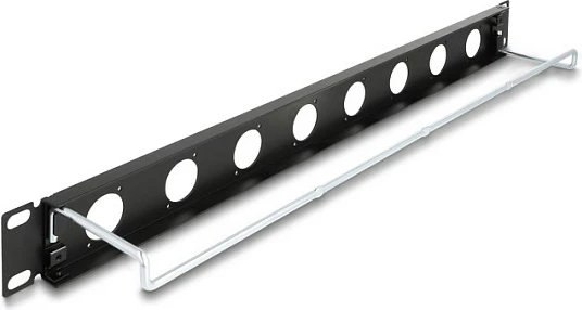Panel patch DeLOCK 19" D-Type, 8 porta, 1U, i zi