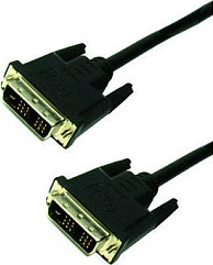 Kabllo DVI-D MEDIARANGE MRCS130, 3 m, Male/Male, e zezë