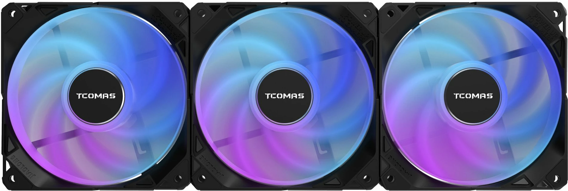 Ventilator PC Tcomas FA200 120 mm PWM ARGB, i zi, 3-pack