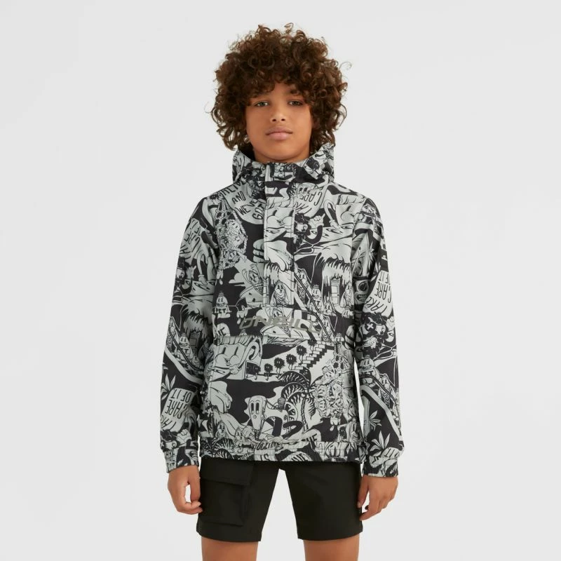 Jakne anorake për fëmijë O'Neill, të bardha e të zeza