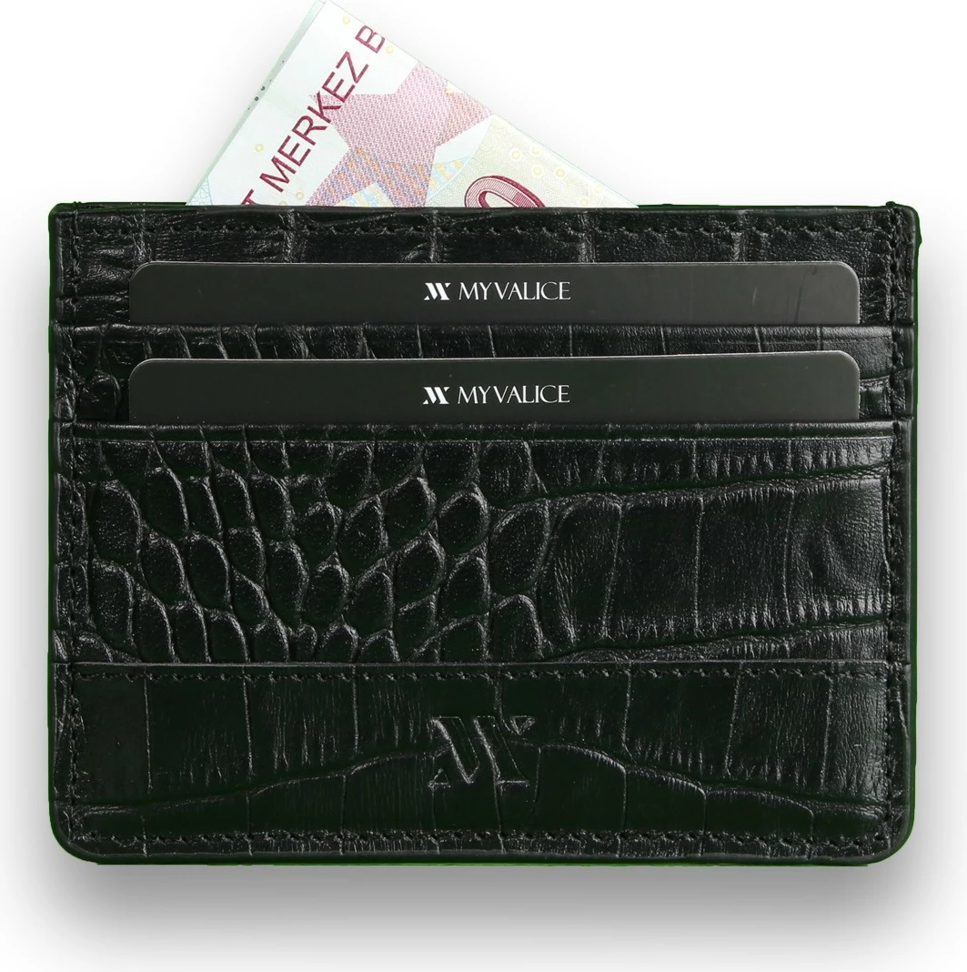 Portofol lëkure i zi, Zoozie Bags, 3420