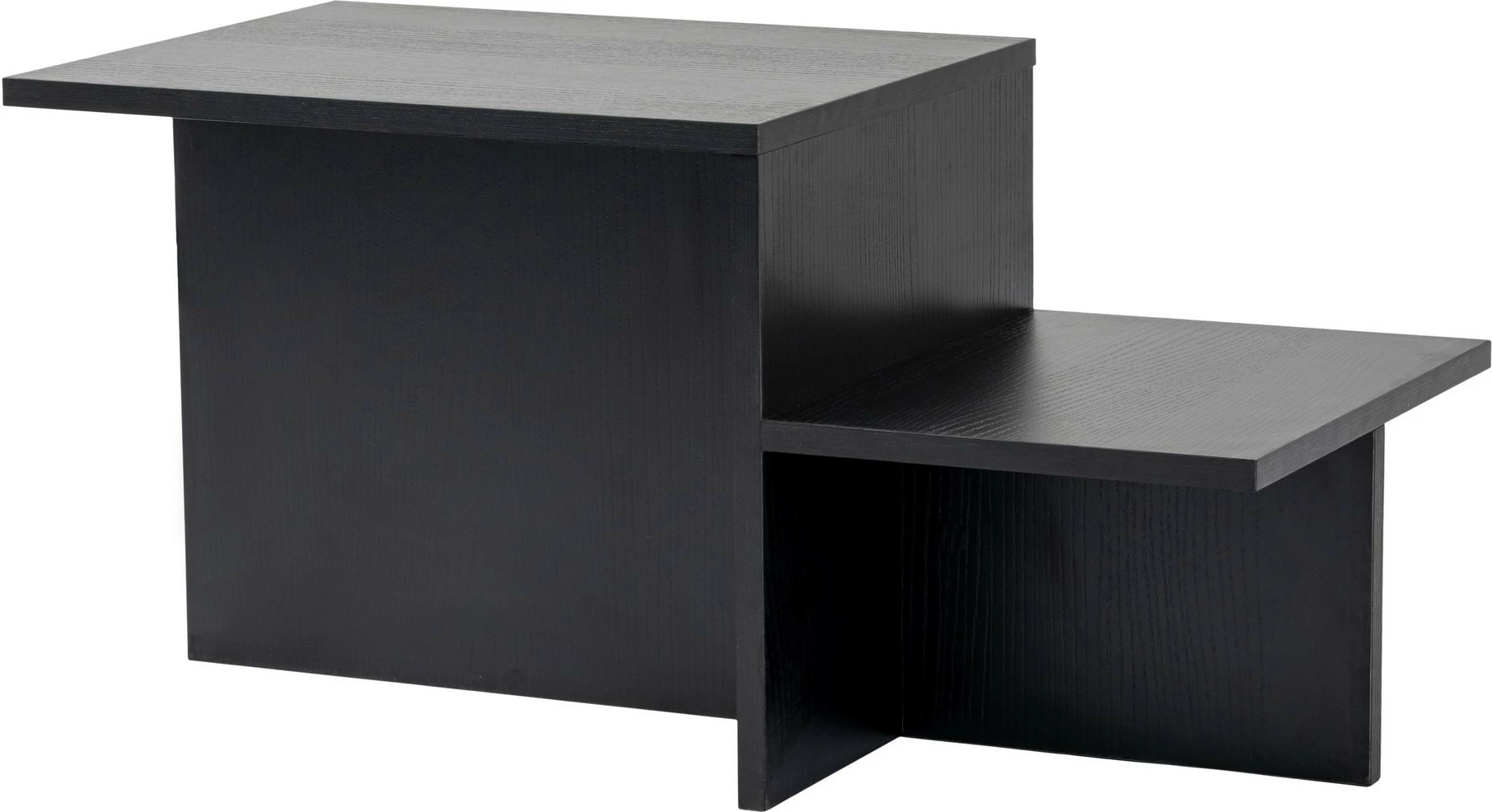 Tavolinë kafeje Nordure, ngjyrë Wood Black, Harmony