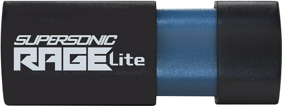 USB-Patriot Memory, type-A 3.2, 64GB, e zezë/e kaltër