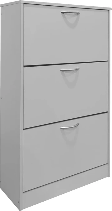 Raft këpucësh Savaz, ngjyrë e bardhë, 60x24x114cm