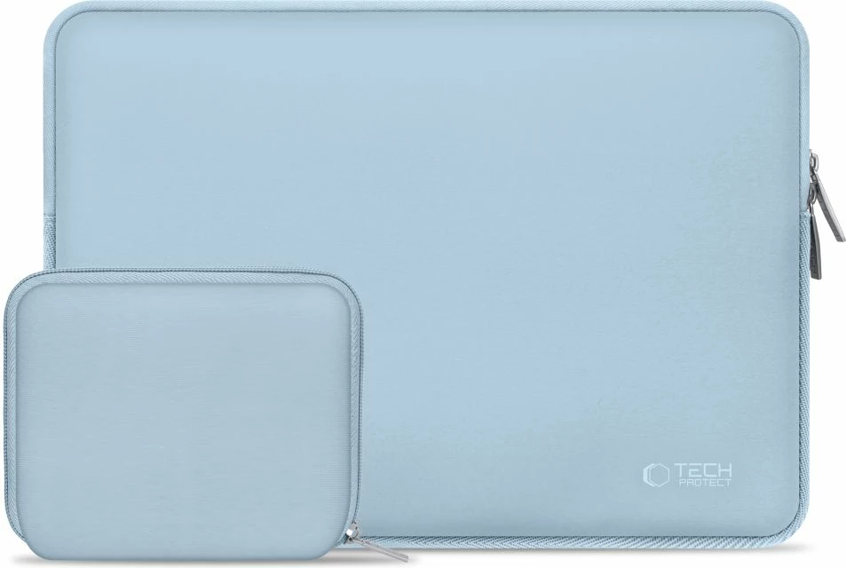 Kasë laptopi Tech-Protect NeoSlim 15-16", set me çantë aksesorësh, Kaltër