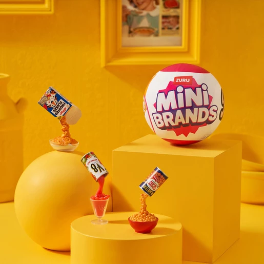 Kapsula Mini Brands Retro, 4 copë (stilet ndryshojnë)