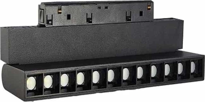 Spot magnetik lëvizës 12W për shina magnetike