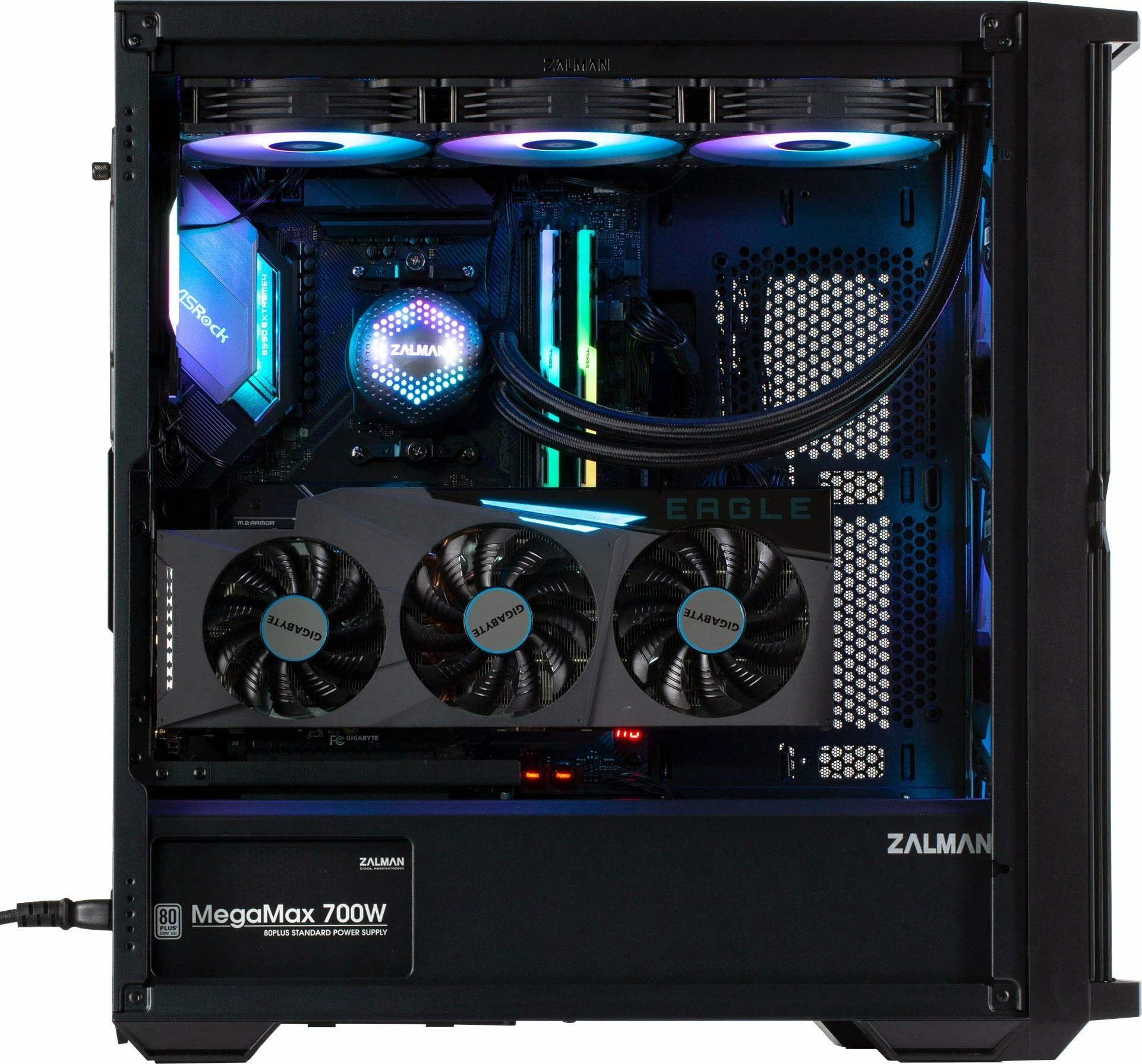 Kasë Zalman Z10 Duo Midi Tower për ATX/mATX/Mini-ITX, 2x2.5" + 2x3.5", 2xUSB 3.0, USB-C, pa PSU, e zezë