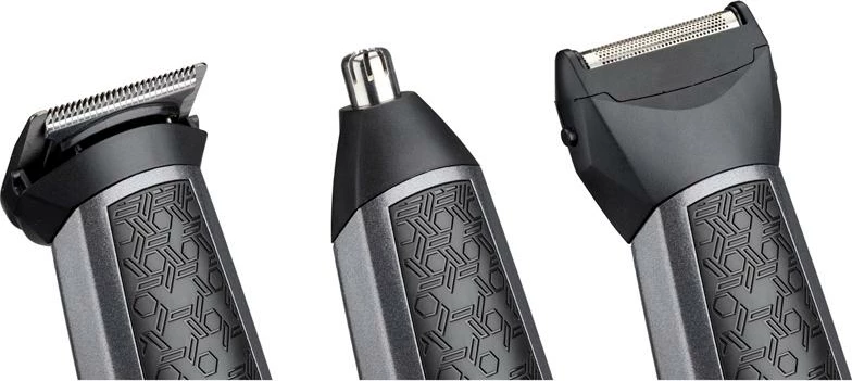 Trimer multifunksional BaByliss MT727E, teh Carbon-Titanium, bateri deri 60 min, set Multi-Grooming, gri