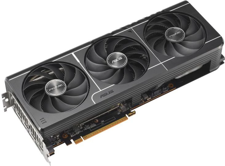 Kartë grafike, Asus, Prime Radeon RX 9070 XT OC 16G (90YV0L71-M0NA00), 16GB, 256-bit, 2.5-slot, trefishë fans