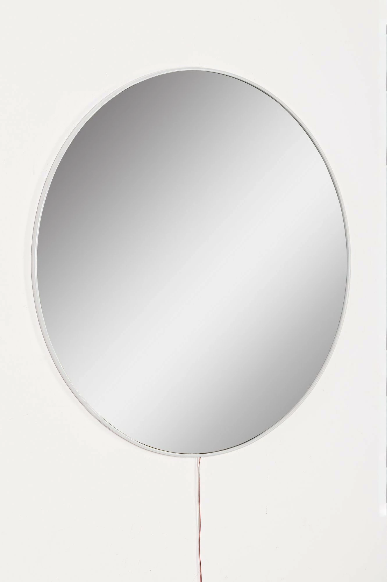Pasqyrë me ndriçim LED, e rrumbullakët, e bardhë, Skye Decor, diametër 40 cm