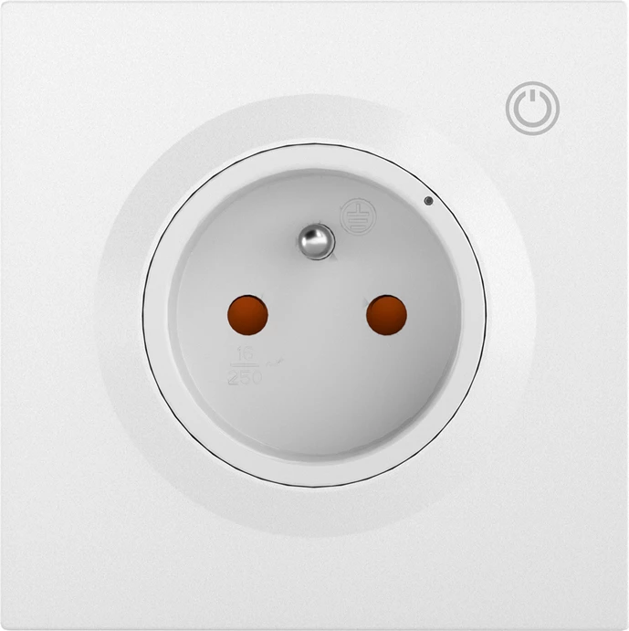 Prizë inteligjente muri Sonoff WS01TPE-E, Wi-Fi 2.4GHz, Matter, 16A/4000W, Type E, e bardhë