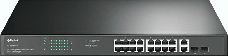 Switch TP-Link TL-SG1218MP, 18 porte, 16 PoE+, Gigabit, rackmount, 1U