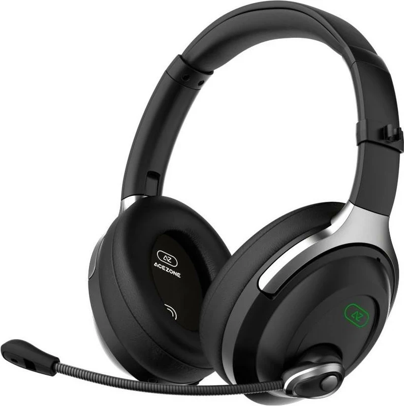 Kufje AceZone A-Spire Wireless, ANC, Bluetooth, e zezë-argjendtë