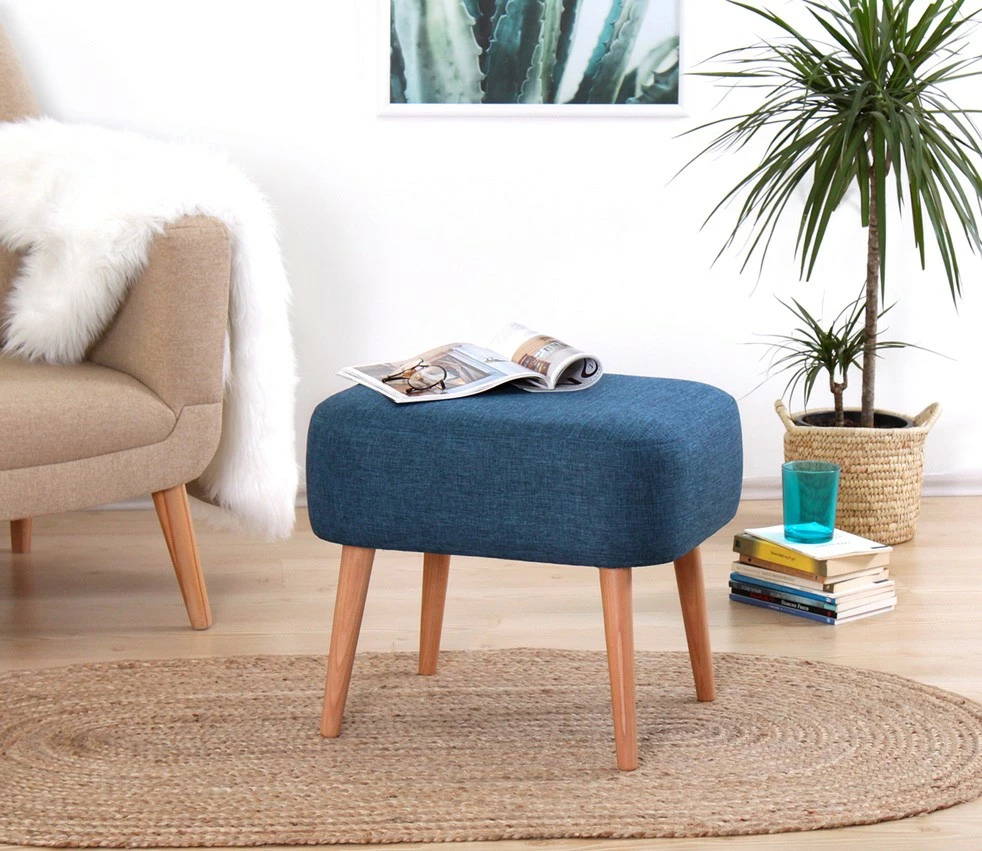 Puf Atelier del Sofa, ngjyrë papagalli-blu