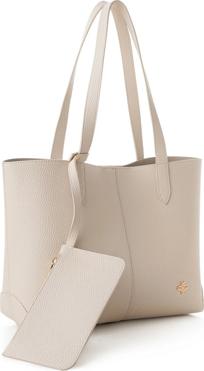 Tote bag Lucky Bees, krem, 1294