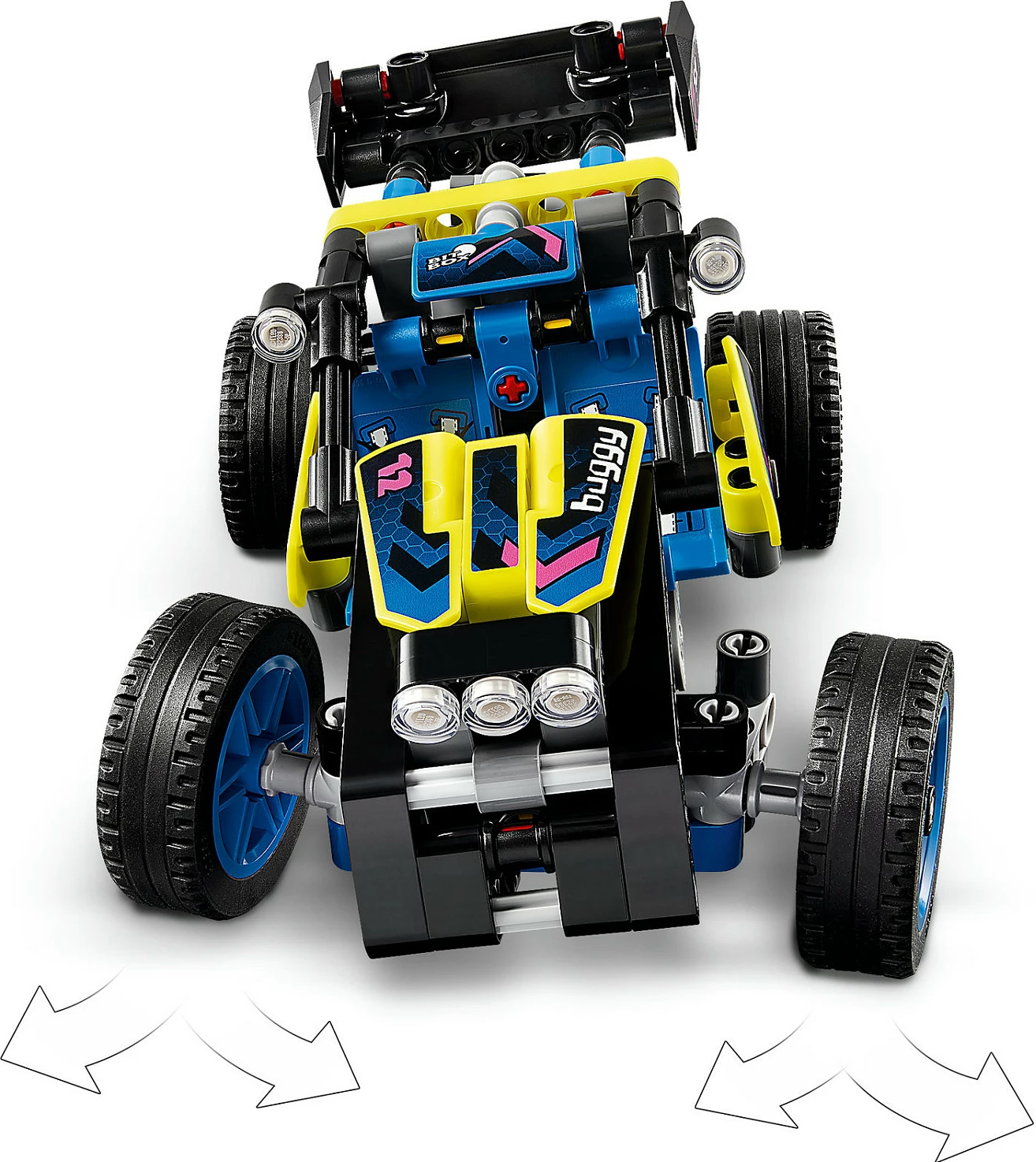 Set ndërtimi LEGO Technic 42164 Offroad Rennbuggy, 219 pjesë, multikolor