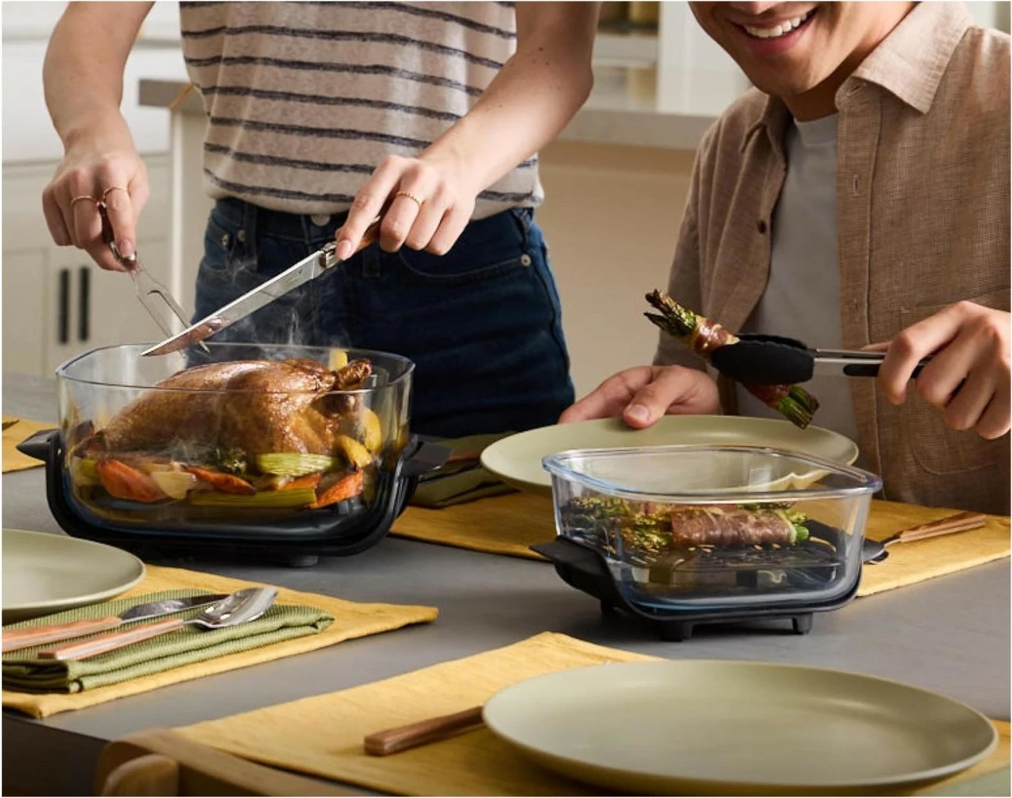 Fryer pa yndyrë Ninja Crispi FN101EU, 3.8L, 1700W, jeshile