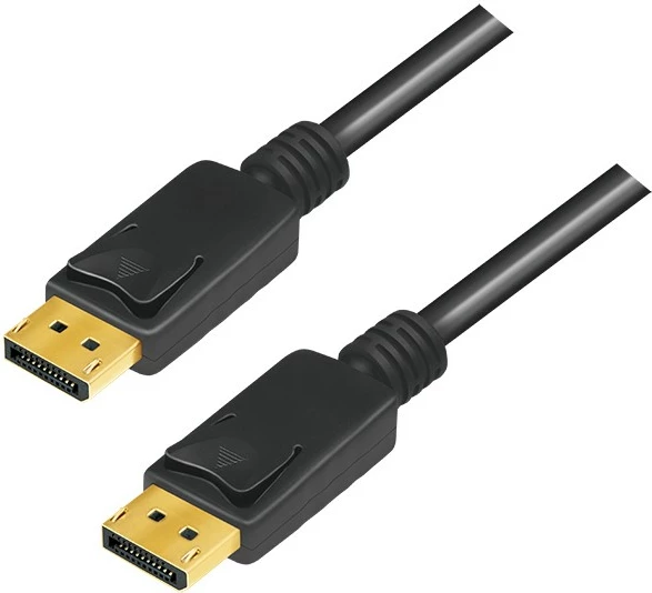 Kabllo DisplayPort LogiLink CV0139, 5m, 4K, 120Hz, e zezë