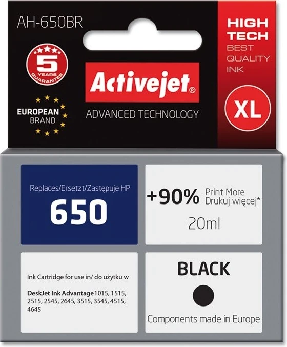 Ngjyrë zëvëndësuese Activejet AH-650BR për printer HP
