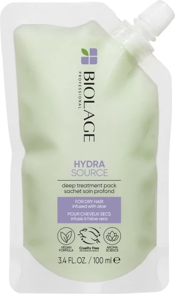 Maskë për flokë Matrix Biolage HydraSource Deep Treatment Pack për femra 100ml