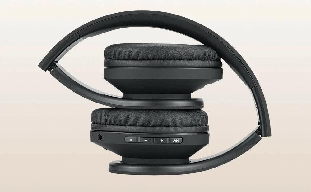 Kufje PowerLocus P2, Bluetooth 5.3, microSD, radio FM, të zeza