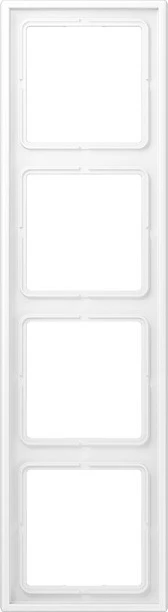 Kornizë Jung LS984WWM, 4-fishe, plastike, e bardhë