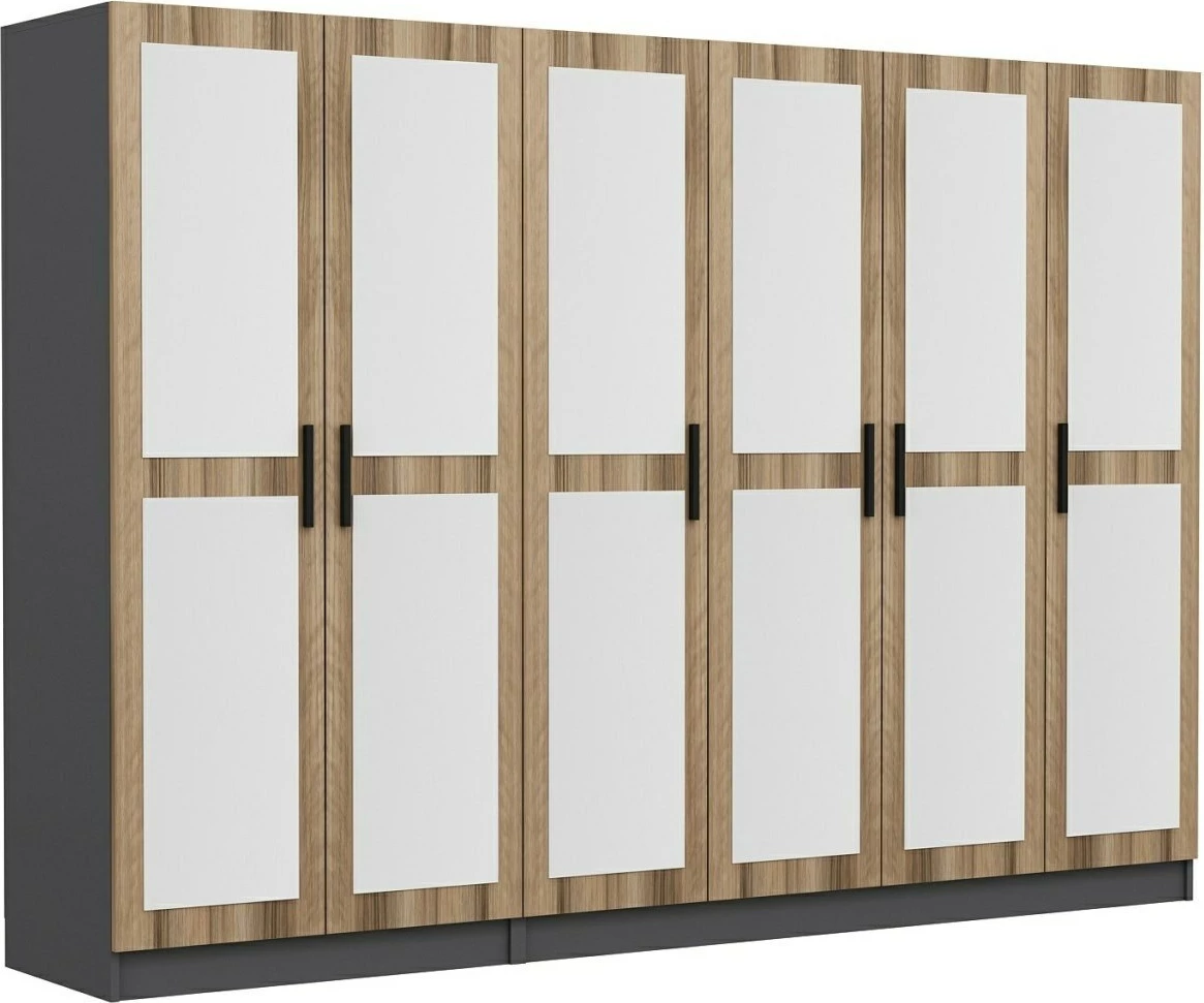 Dollap garderobe Skye Decor, ngjyrë dore, 5120