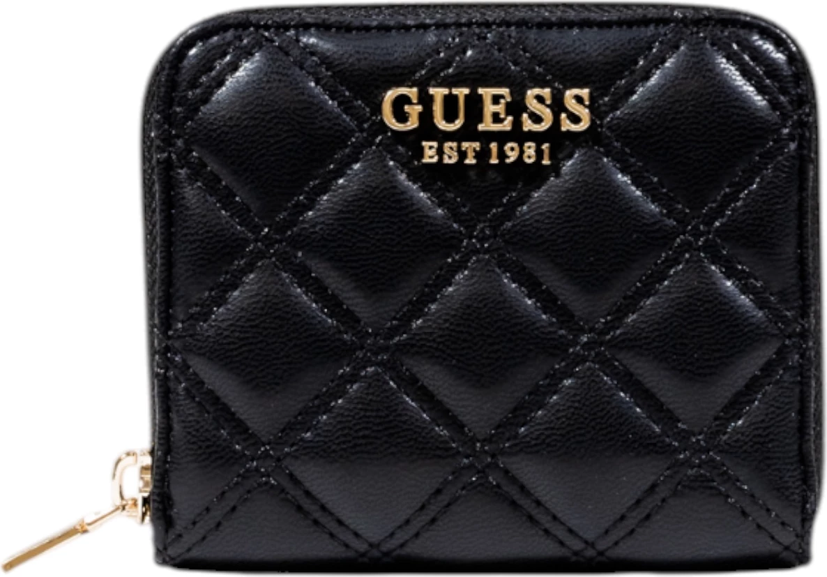 Portofol i vogël për femra Guess Giully II SLG SWQG96 73137, i zi