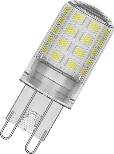 Llambë LED OSRAM LED PIN G9 P, 4.2W, 2700K, 470lm, Clear
