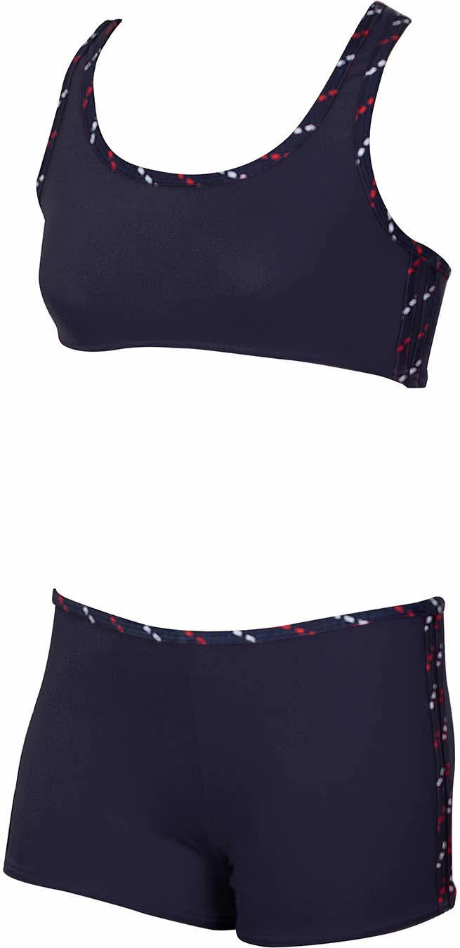 Set bikini (2 pjesë), sport, ngjyrë blu e errët, Jumeon