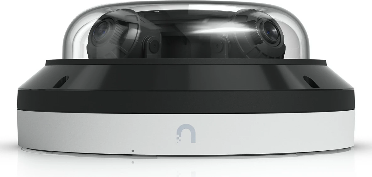 Kamerë IP Ubiquiti UVC-AI-MS-4-W, 4K 360°, Dome, MicroSD, Gigabit Ethernet, IP66 IK10, bardhë/zezë