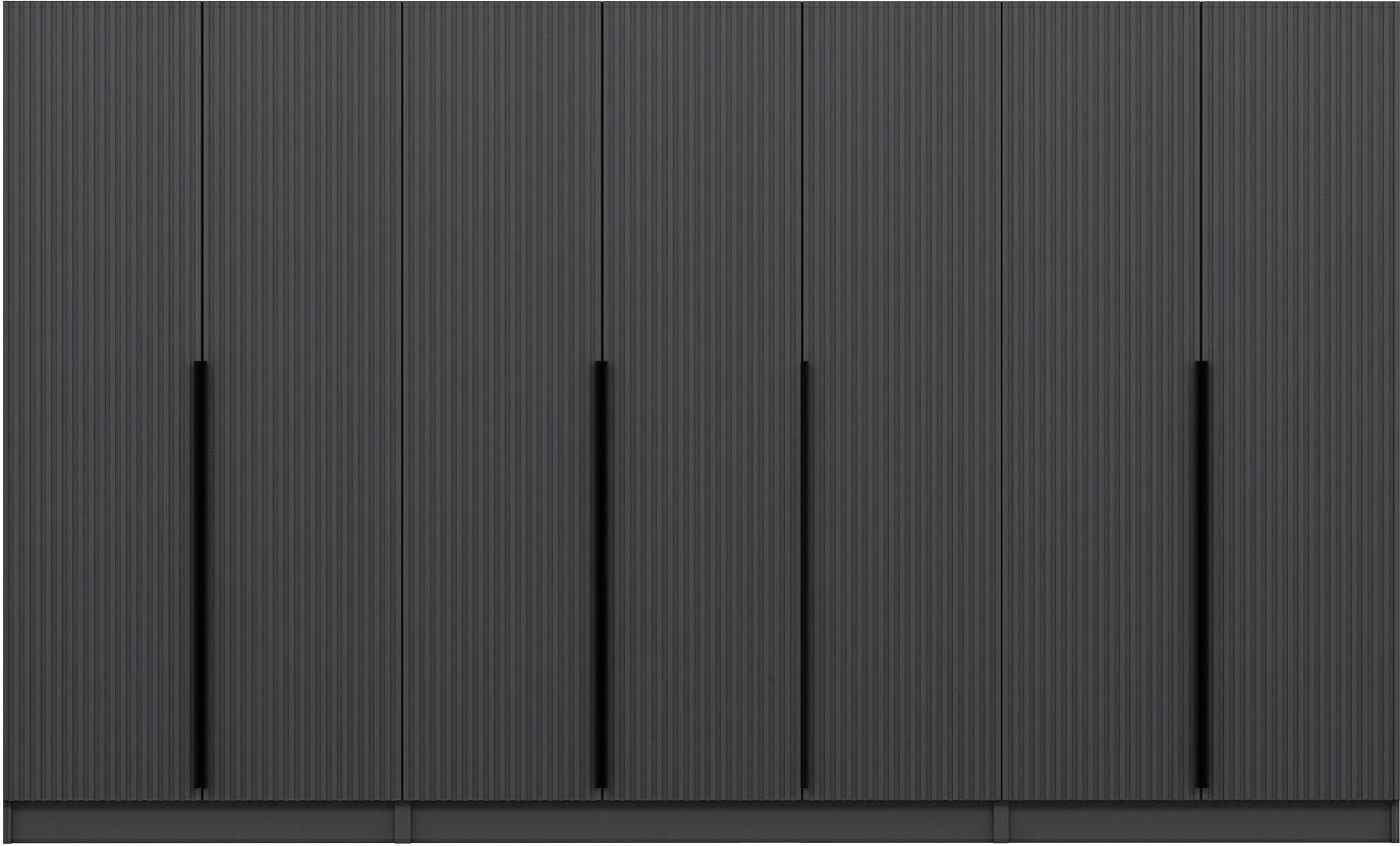 Dollap i madh për dhomë gjumi, ngjyrë antracit, Skye Decor, Kale Plus - 7778
