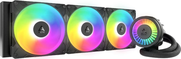 Ftohës uji AIO ARCTIC Liquid Freezer III Pro 420 A-RGB, 420mm radiator, 3x P14 Pro 140mm, PWM, Intel LGA1851/1700, AMD AM5/AM4, i zi