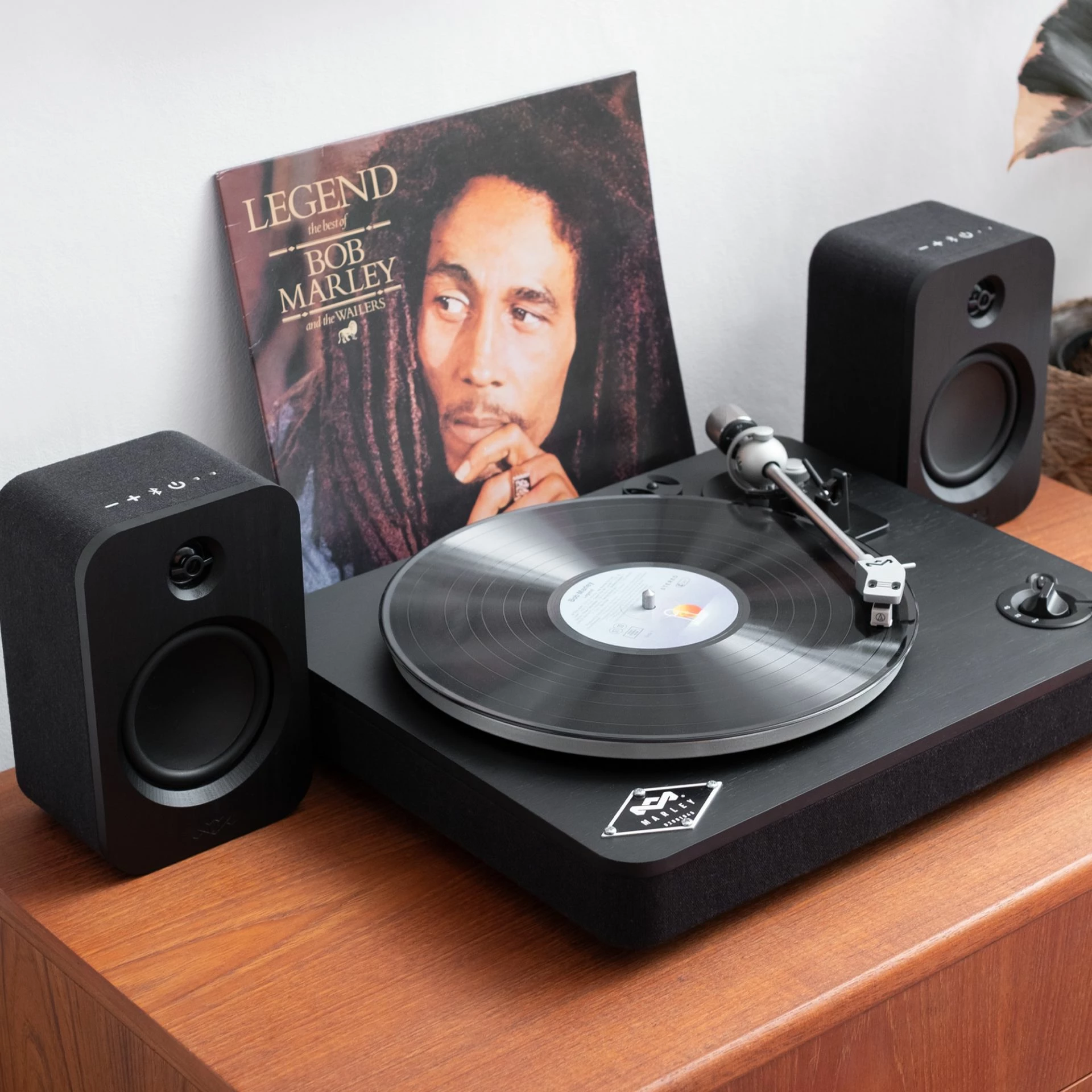 Altoparlantë House Of Marley Get Together Duo Bluetooth, 20h bateri, set 2 copë, të zeza
