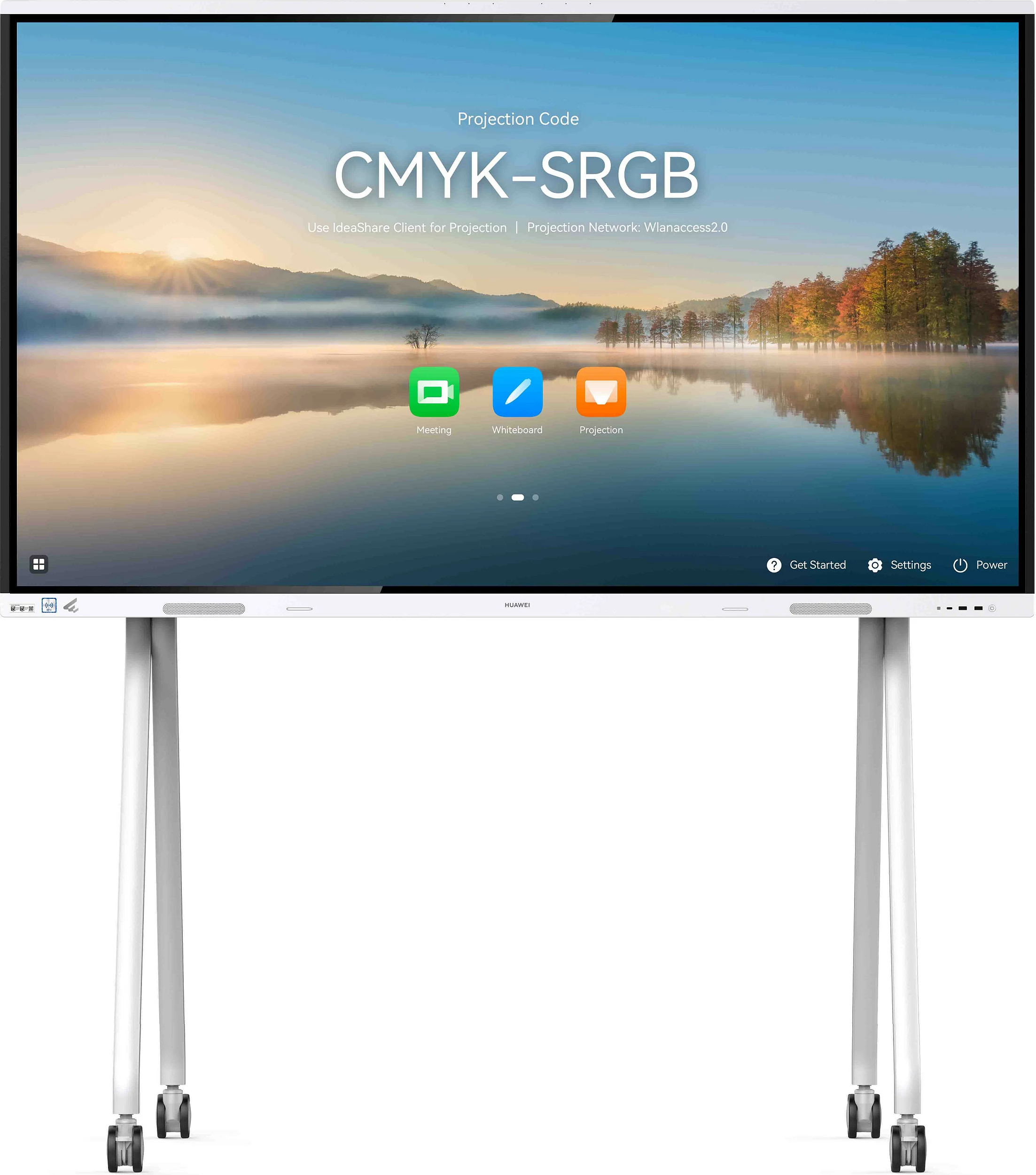 Panel interaktiv HUAWEI IdeaHub Board 3 Pro IHB2-65PB, 65" 4K, Wi‑Fi 6, 8GB RAM, e bardhë jade