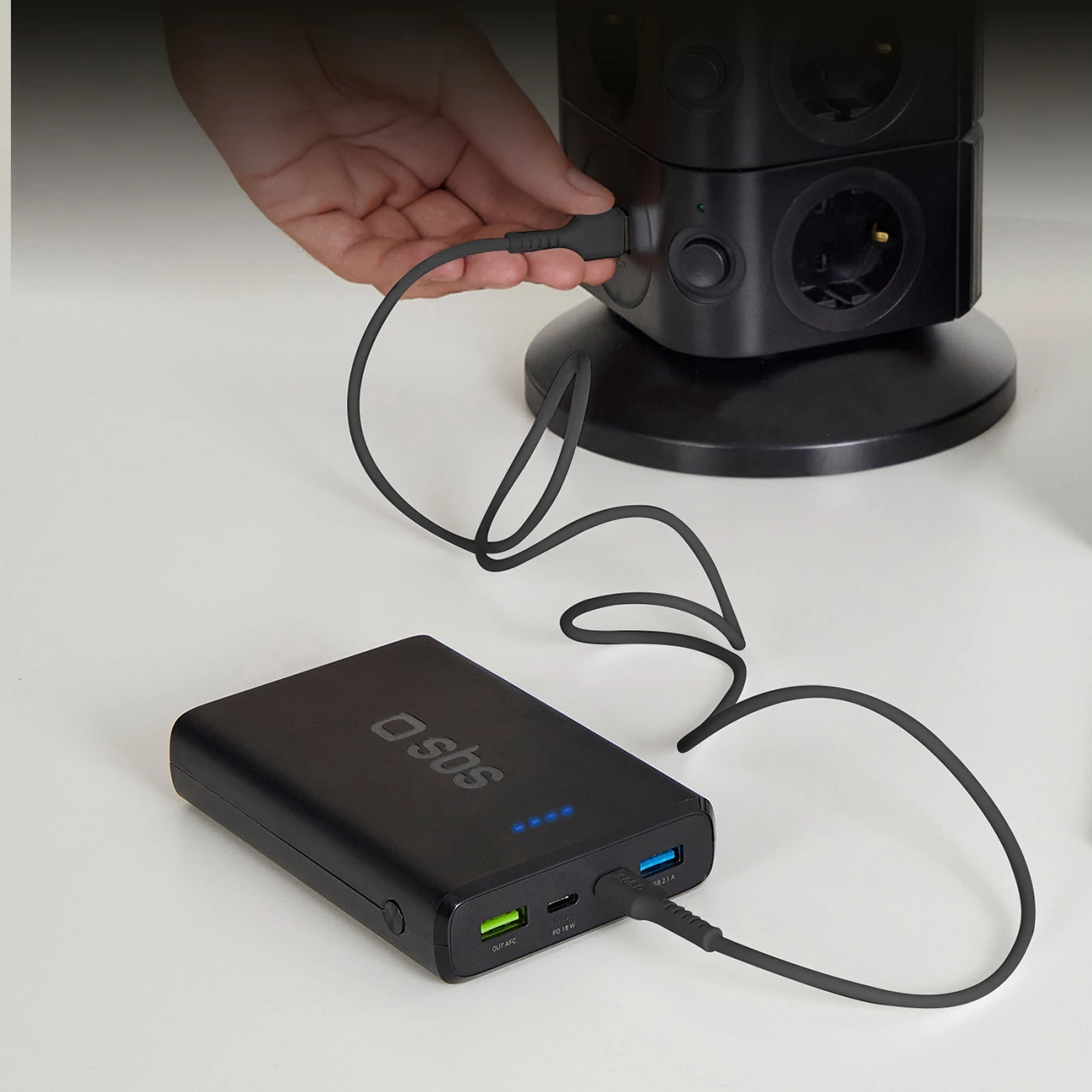 Kabllo USB-A në Micro-USB SBS LTHL200, 1m, e zezë