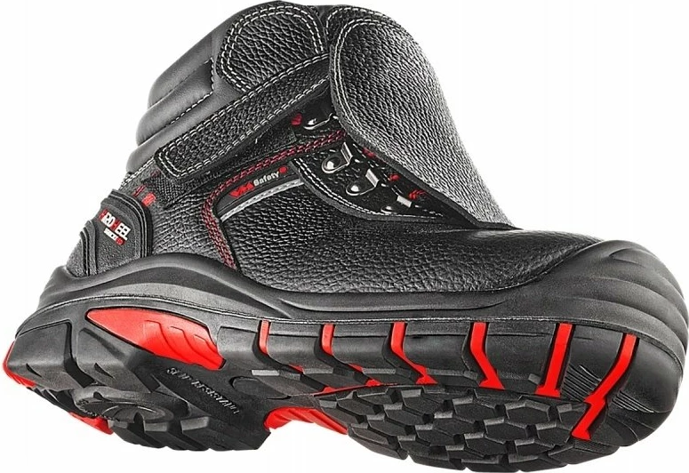 Çizme sigurie pune VM Footwear Bolton 5080-S3L, nr. 45, zi-kuqe