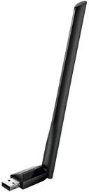 Adapter Wi‑Fi USB, TP-Link Archer T600U Plus, AC600 dual-band me antenë 5 dBi, e zezë