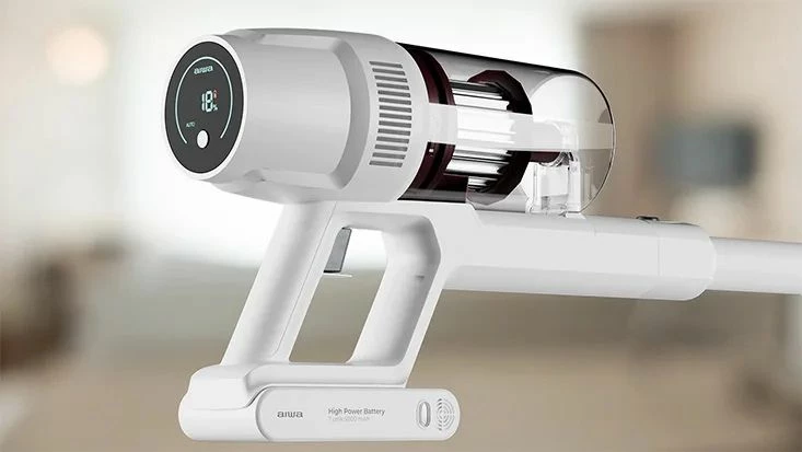 Fshesë elektrike vertikale pa kabllo AIWA Zenkaisui Easy EVO 5 AVC-630, 32 kPa, 55 min, 400 ml, e bardhë