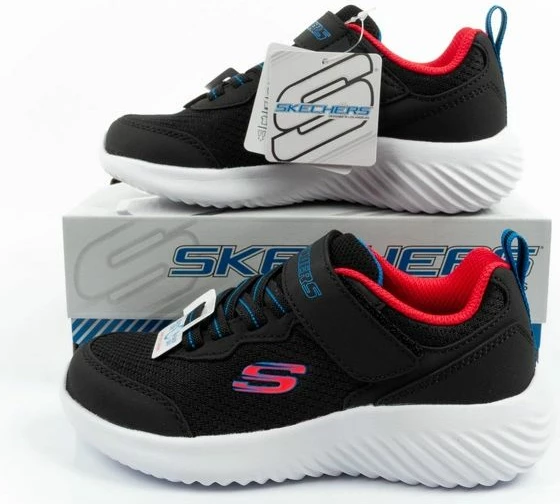 Atlete fëmijësh Skechers Bounder, të zeza