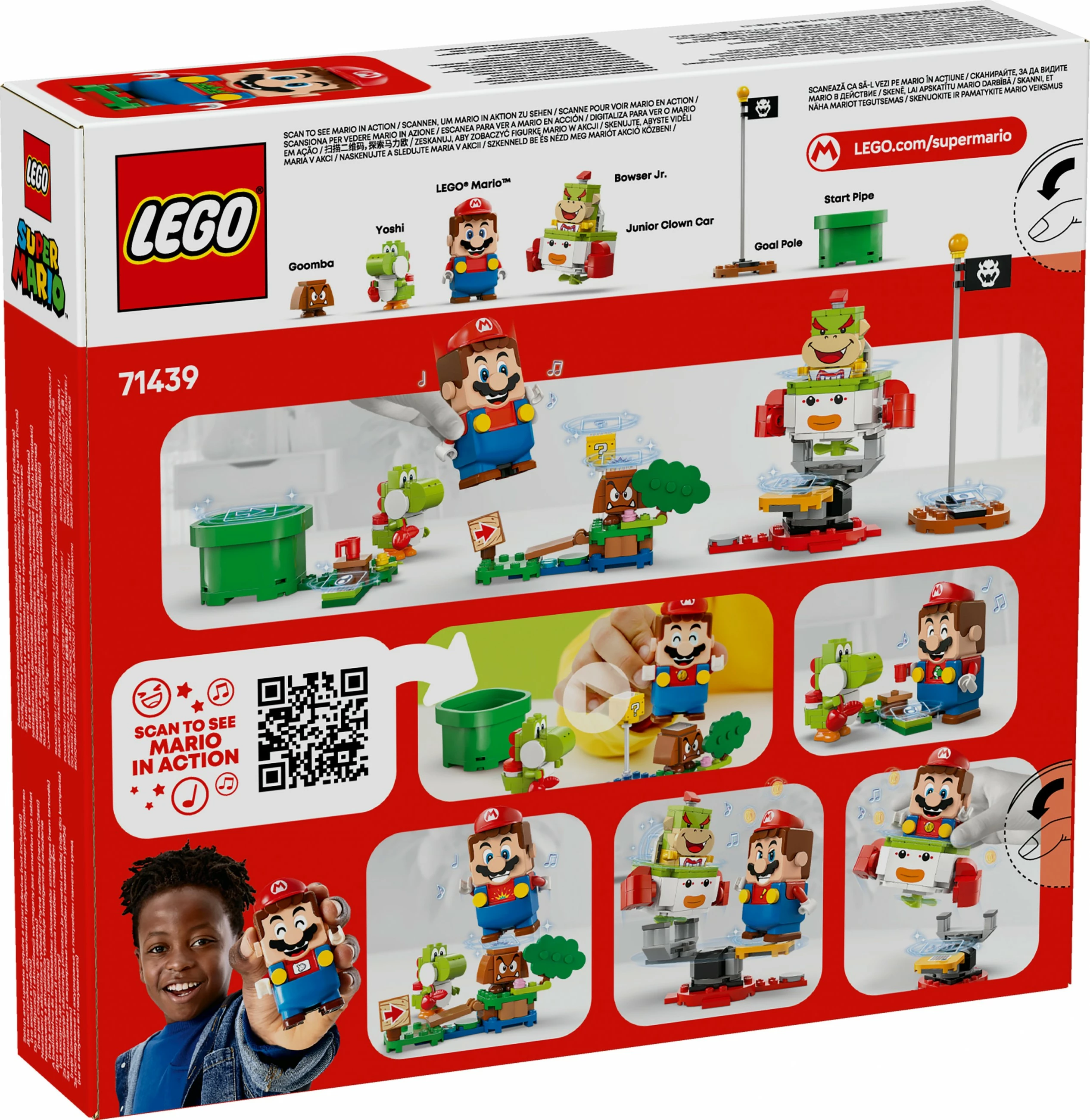 Set ndërtimi LEGO Super Mario 71439, 218 pjesë, multingjyrësh