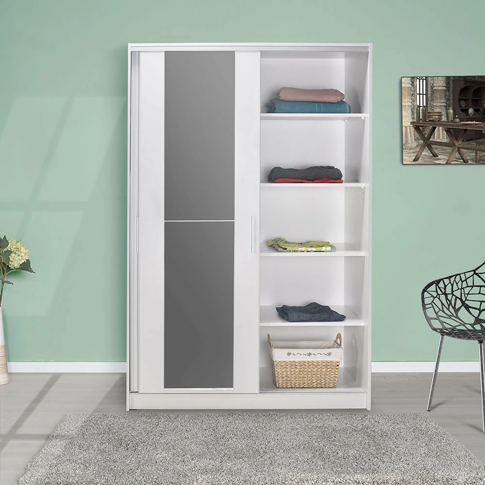 Dollap për rroba, ngjyrë e bardhë, Hanah Home, SWD-512-BB-2