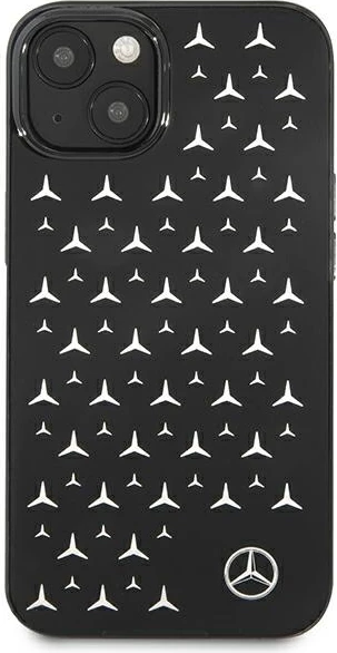 Mbështjellës Mercedes MEHCP13SESPBK për iPhone 13 mini 5.4", hardcase, Stars Pattern, i zi