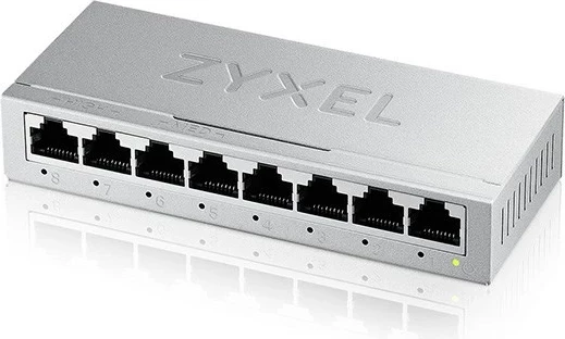 Switch ZyXEL GS-108BV5, 8 porte, Gigabit Ethernet, i pa menaxhuar